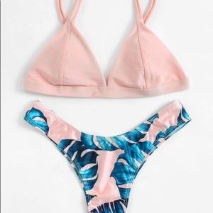 sexy bikini summer print swimsuit